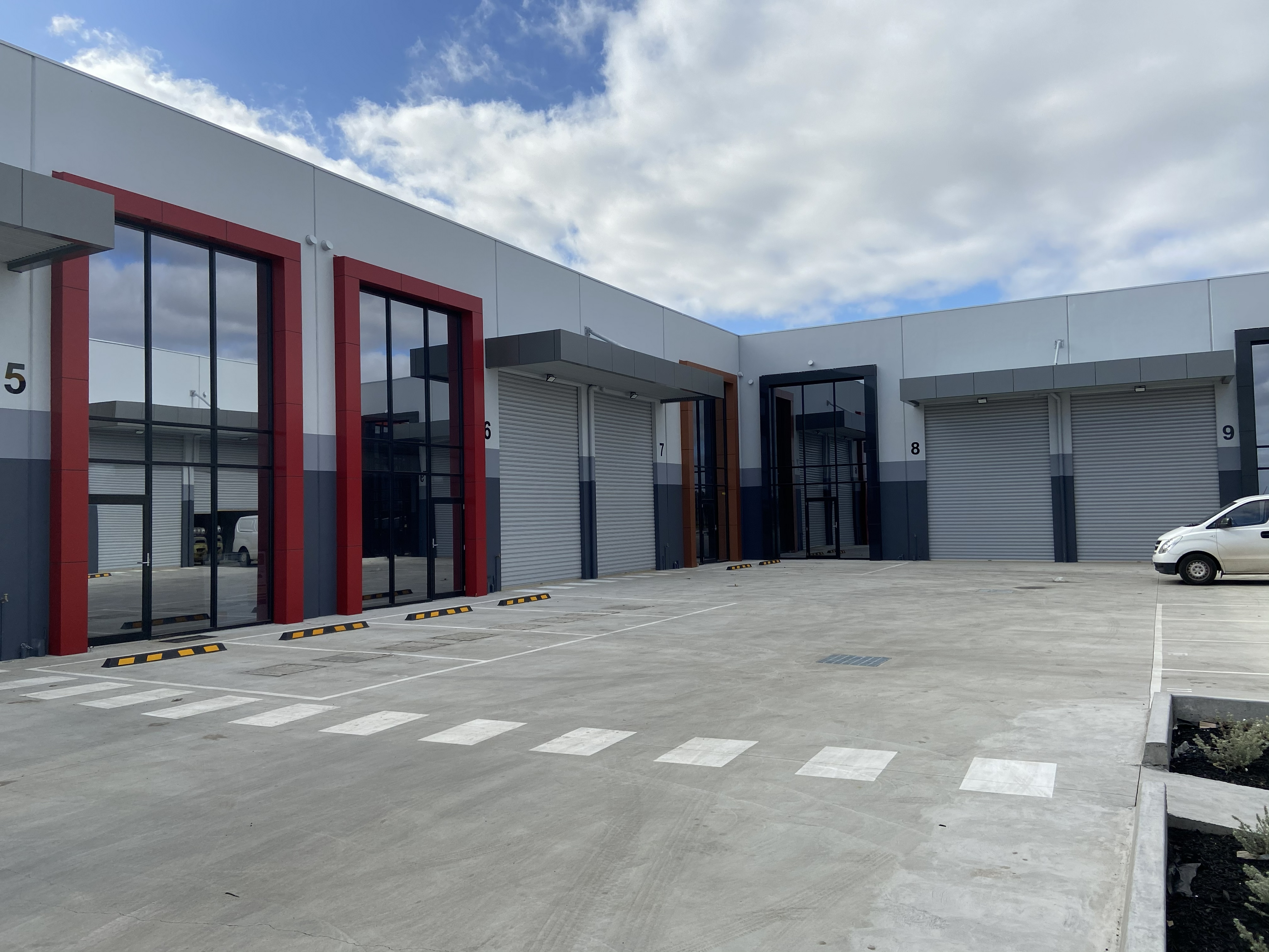 Retail shopfront sliding entry